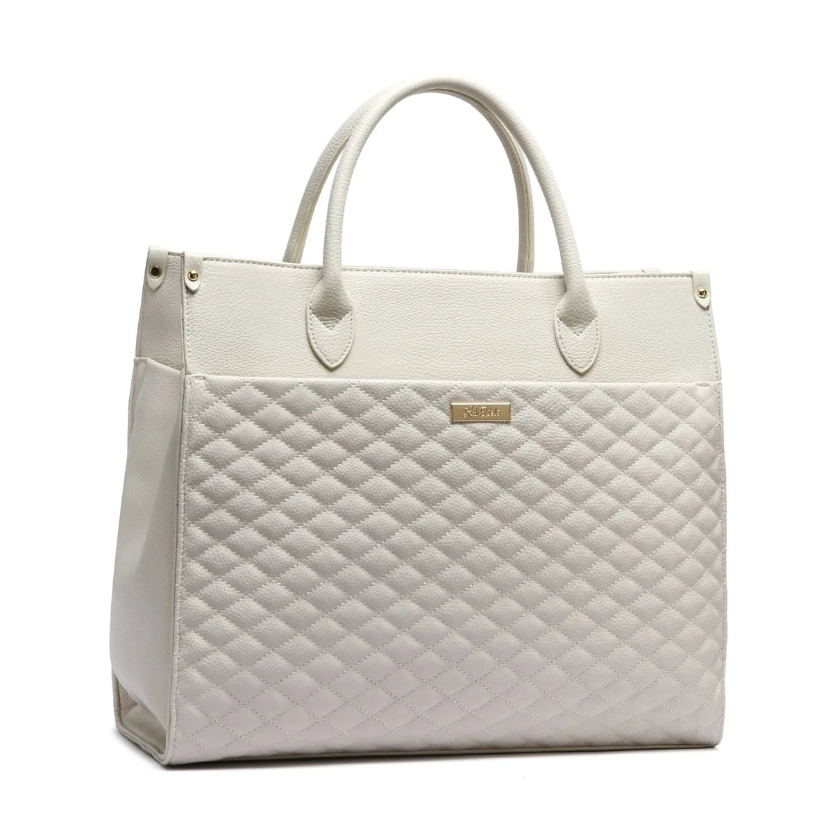 Luli Bebe Classic Tote Bag | Pearl White