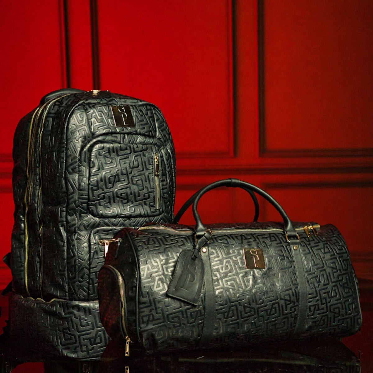 Sole Premise Monogram Leather Signature Bag Set