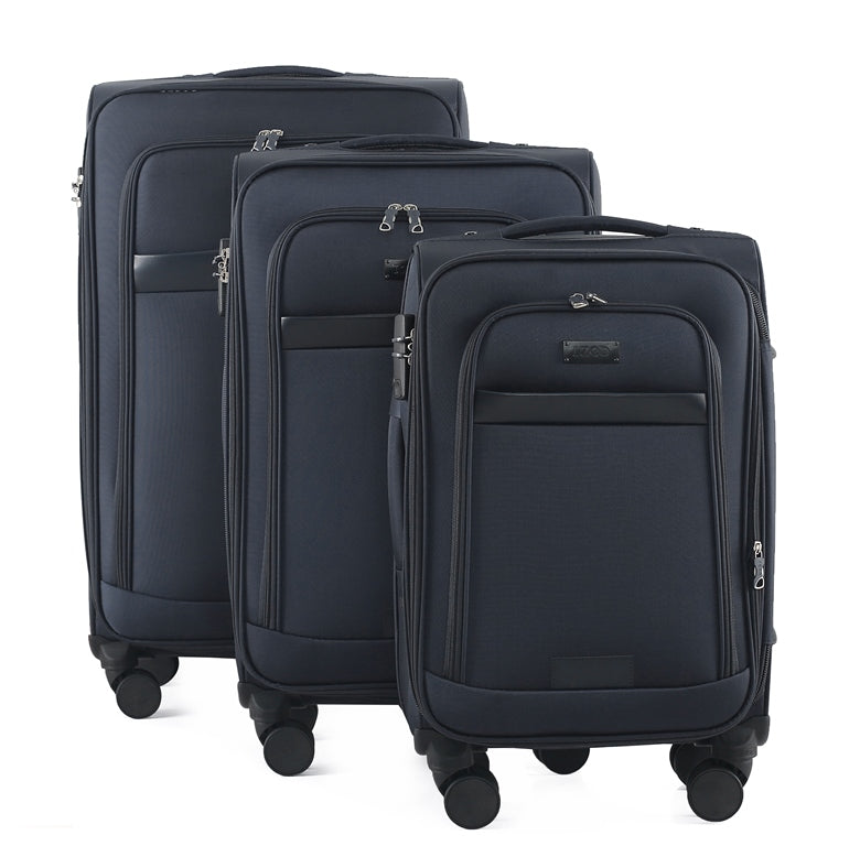 Mirage IZOD Noah Soft Shell 3 Piece Luggage Set - Stiles Supply Co.