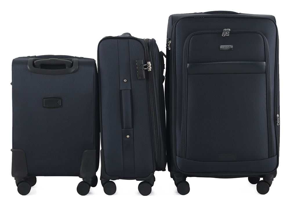 Mirage IZOD Noah Soft Shell 3 Piece Luggage Set - Stiles Supply Co.