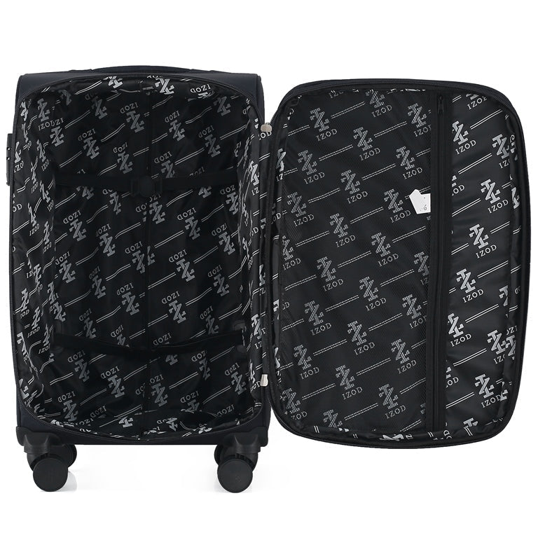 Mirage IZOD Noah Soft Shell 3 Piece Luggage Set - Stiles Supply Co.