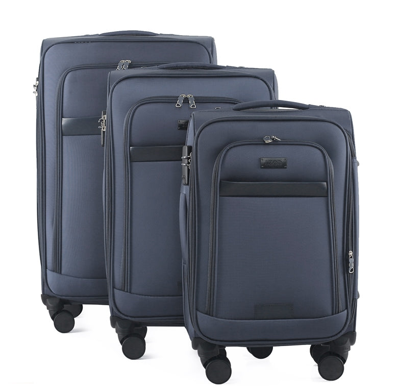 Mirage IZOD Noah Soft Shell 3 Piece Luggage Set - Stiles Supply Co.