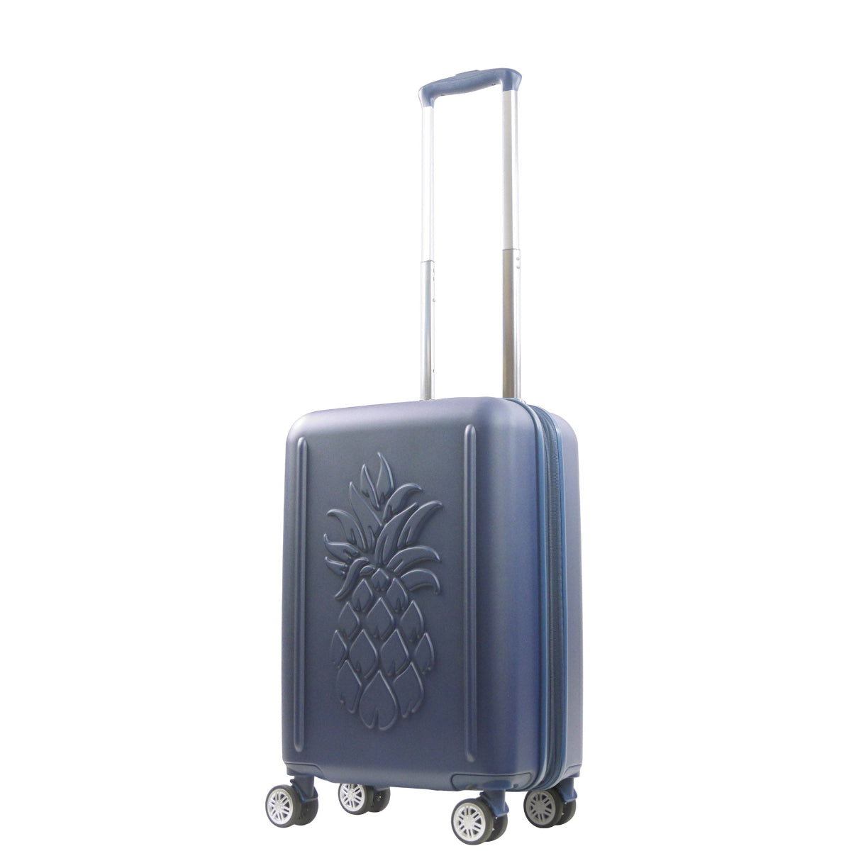 Tommy Bahama 22.5" Navy Hard-Sided 3D Pineapple Luggage with Drawstring Bag - Stiles Supply Co.