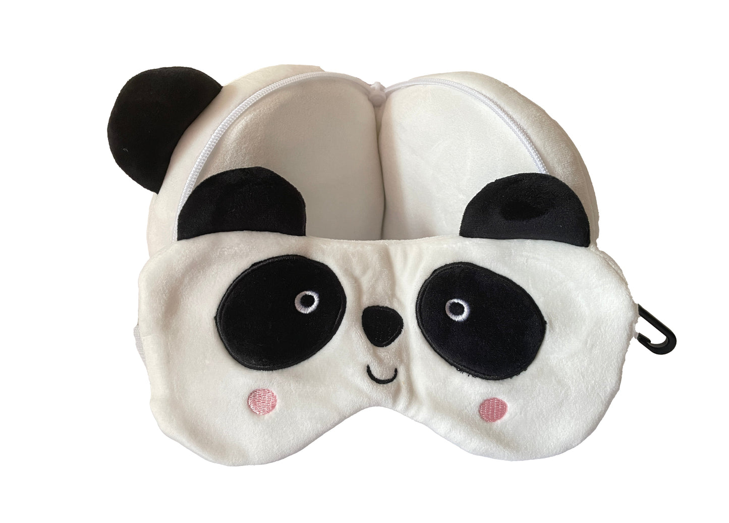 Mirage Kids 2-in-1 Travel Pillow and Eye Mask Animal Plush Soft Eye Mask Blindfold for Sleeping - Stiles Supply Co.