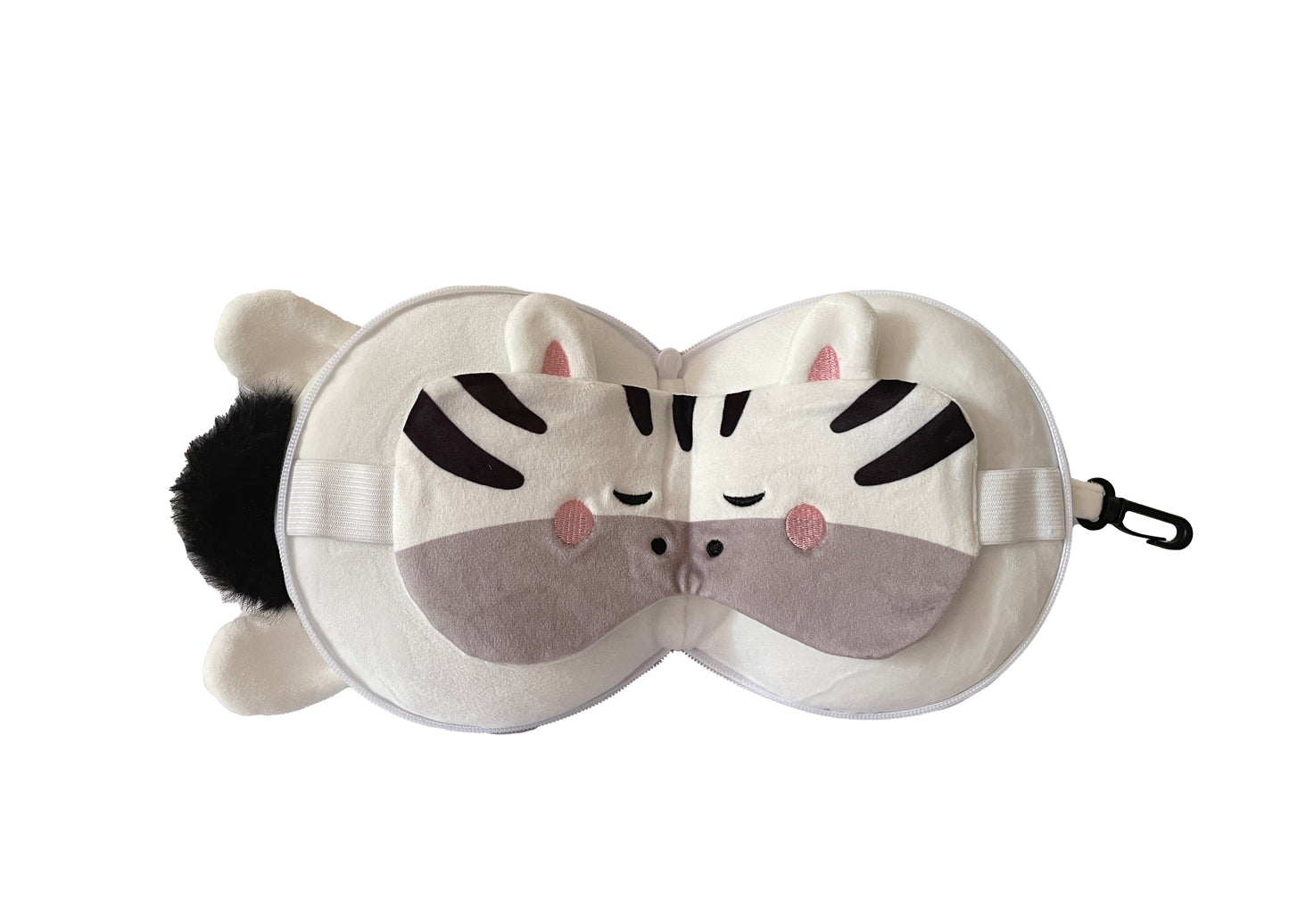Mirage Kids 2-in-1 Travel Pillow and Eye Mask Animal Plush Soft Eye Mask Blindfold for Sleeping - Stiles Supply Co.