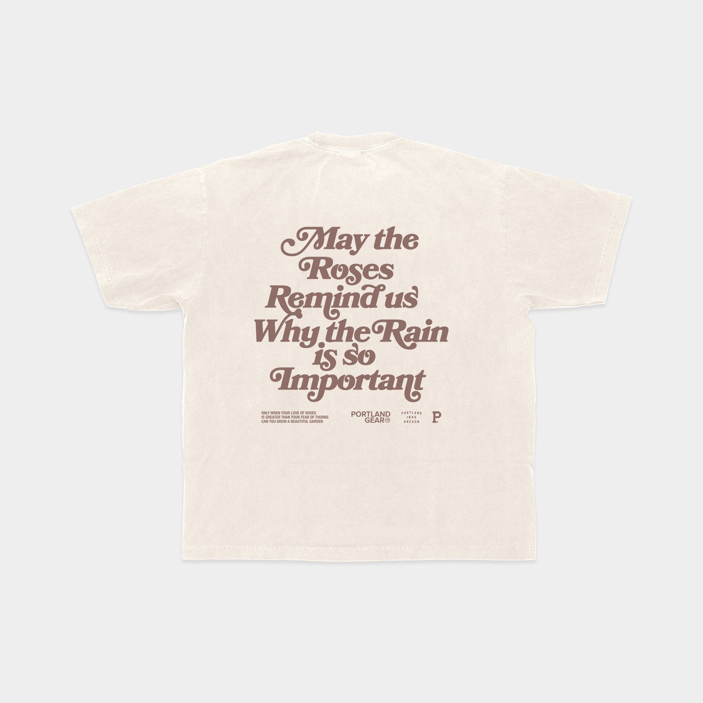 All-American Slogan Tee - Cream - Stiles Supply Co.