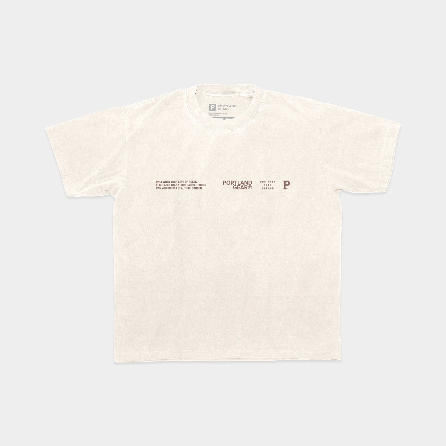 All-American Slogan Tee - Cream - Stiles Supply Co.