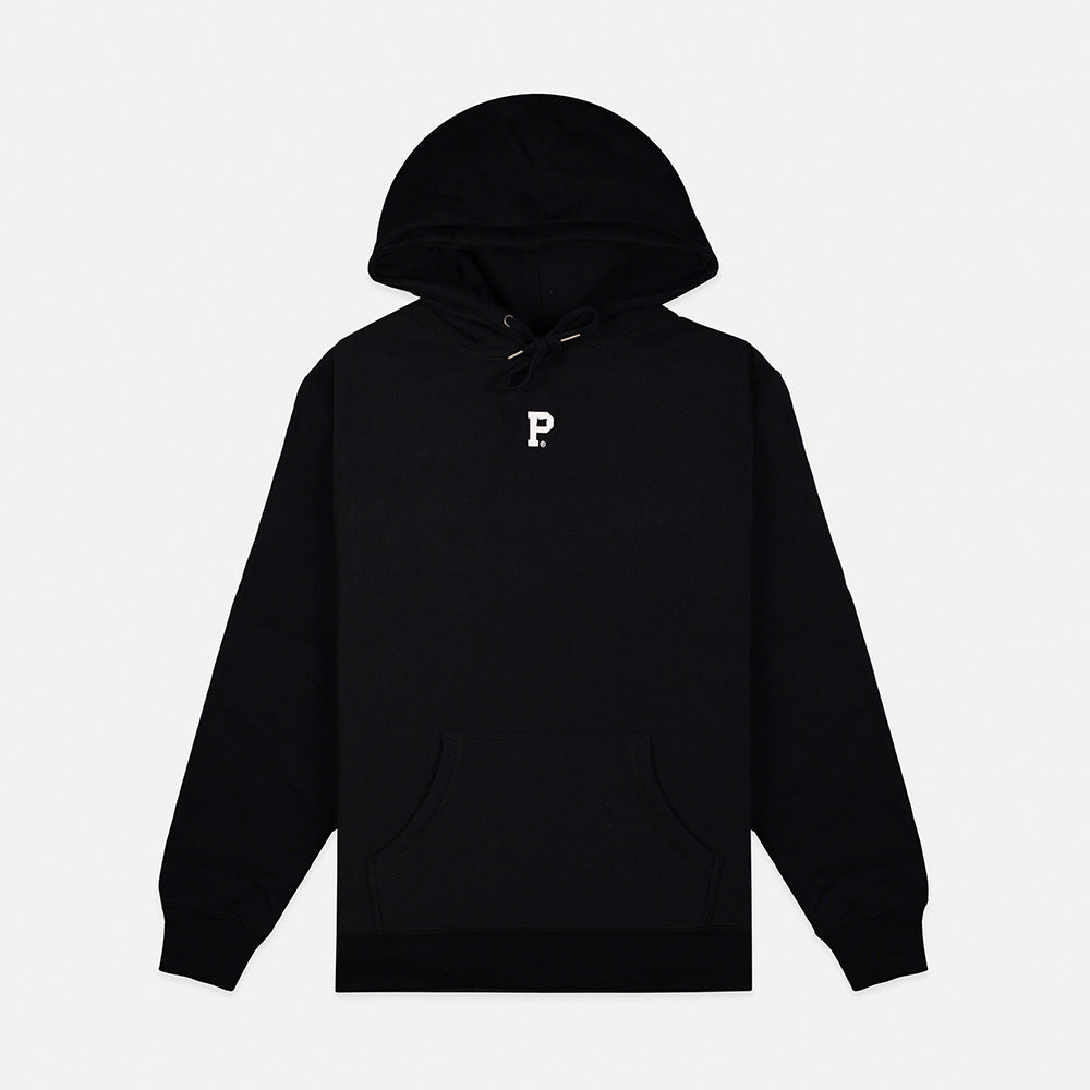 HeavyKnit Centerpiece Hoodie - Black - Stiles Supply Co.