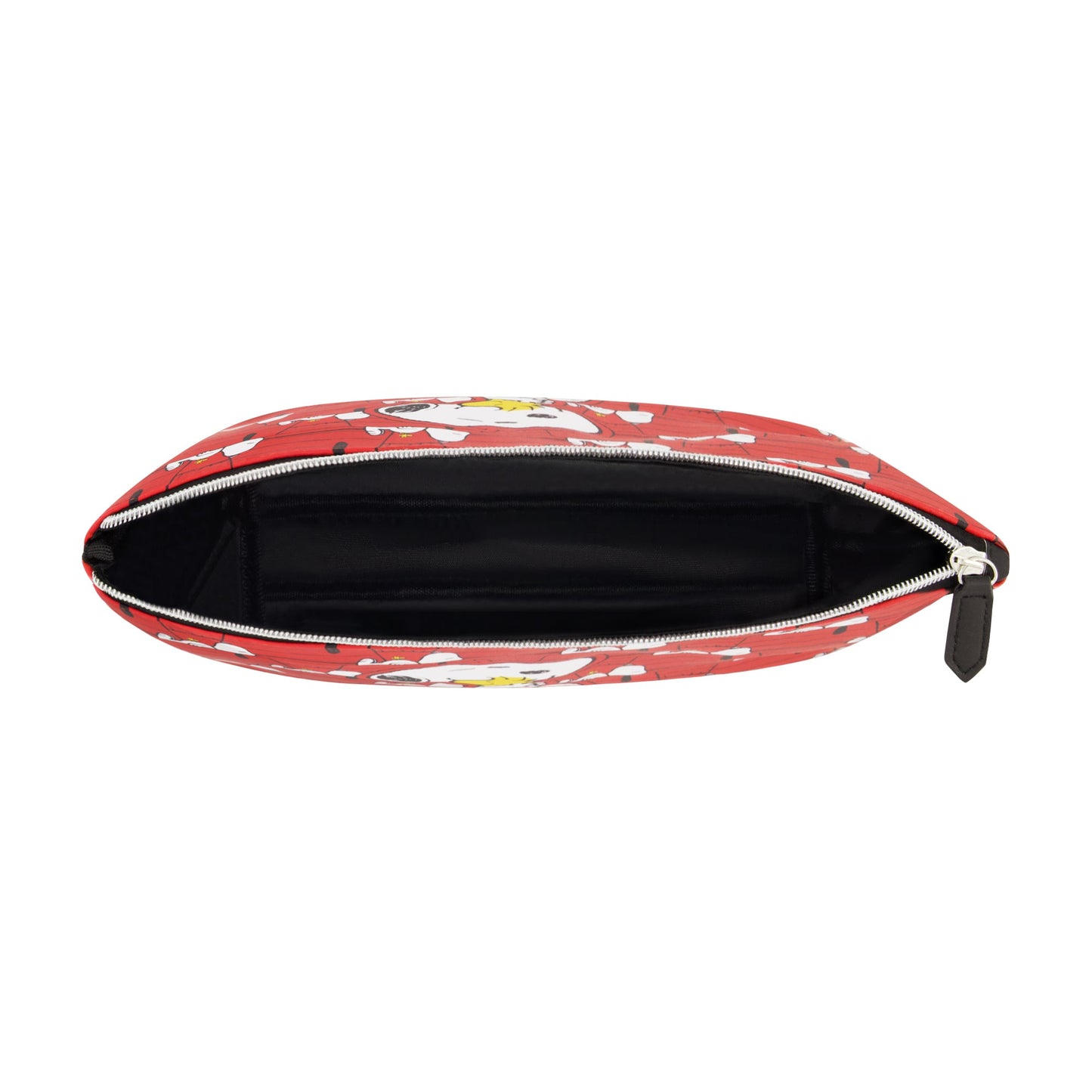 Snoopy & Woodstock Red All over Print Trapezoid Cosmetic Case