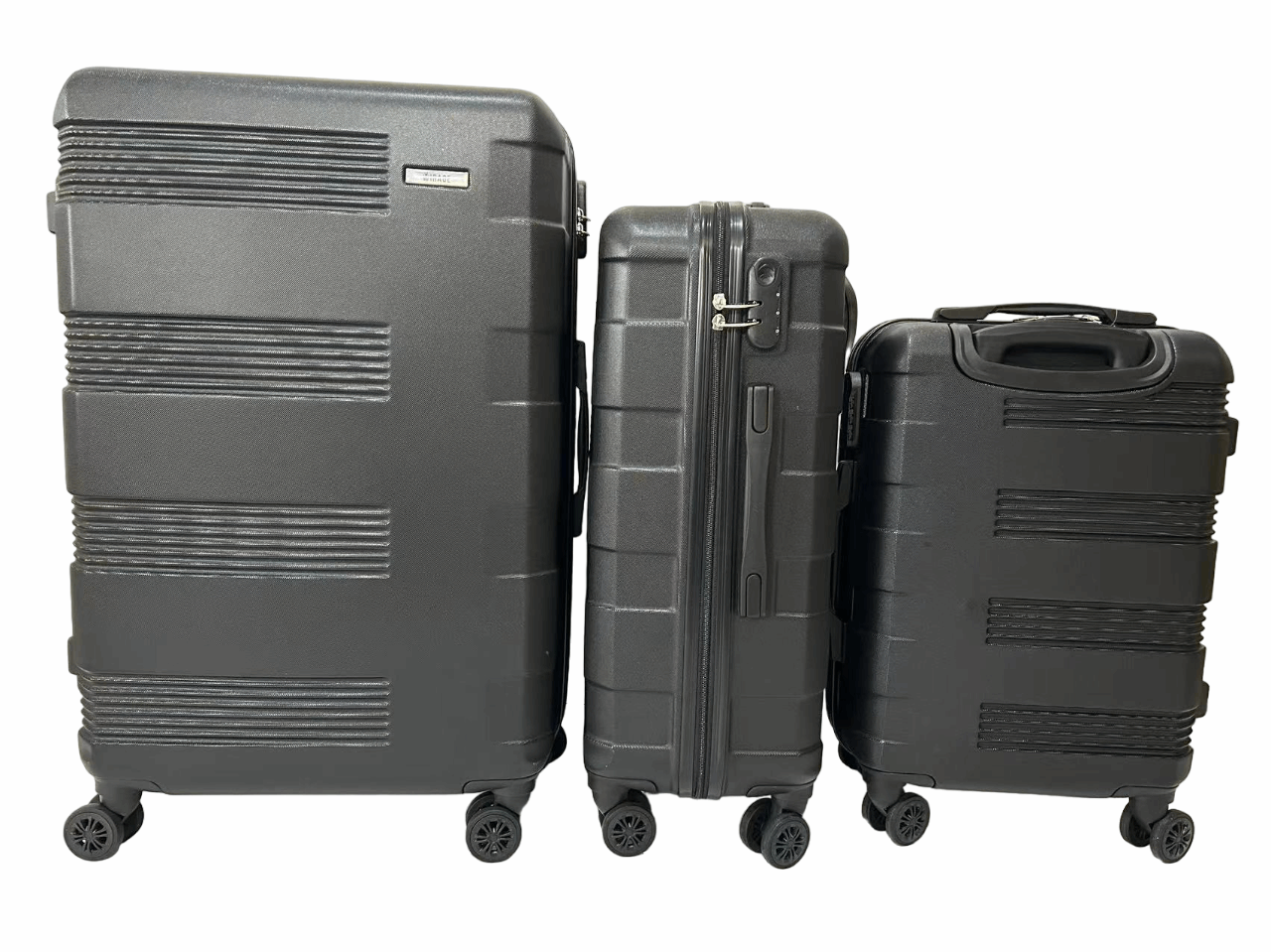 Mirage Polli Hard Shell Lightweight 3 Piece Luggage Set - Stiles Supply Co.