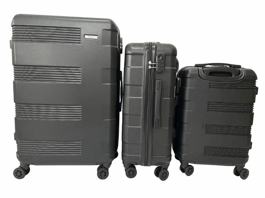 Mirage Polli Hard Shell Lightweight 3 Piece Luggage Set - Stiles Supply Co.