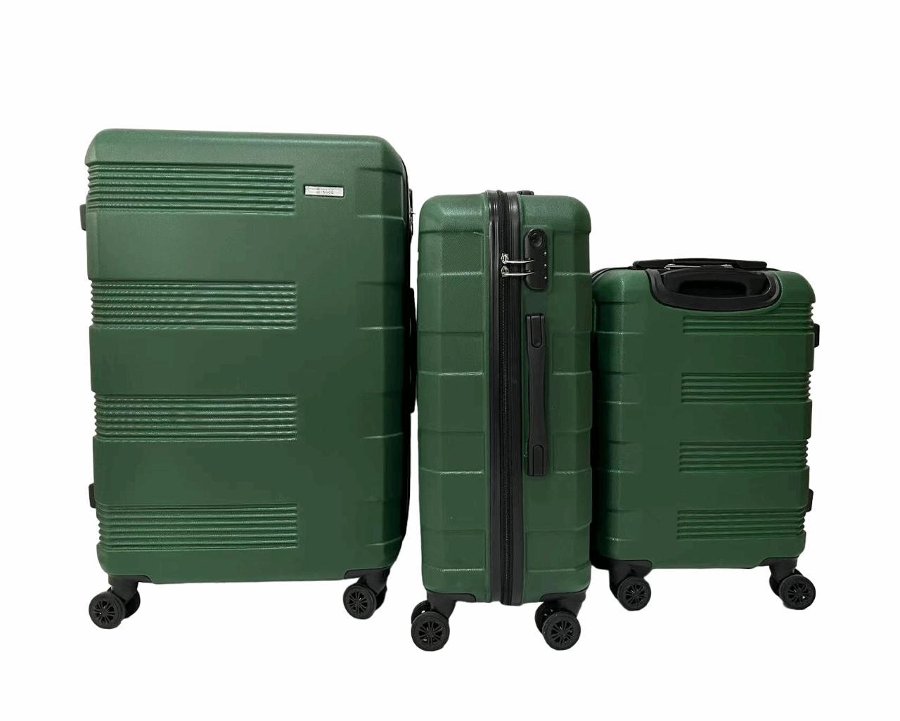 Mirage Polli Hard Shell Lightweight 3 Piece Luggage Set - Stiles Supply Co.