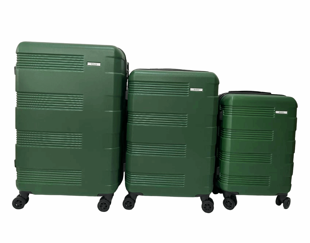 Mirage Polli Hard Shell Lightweight 3 Piece Luggage Set - Stiles Supply Co.