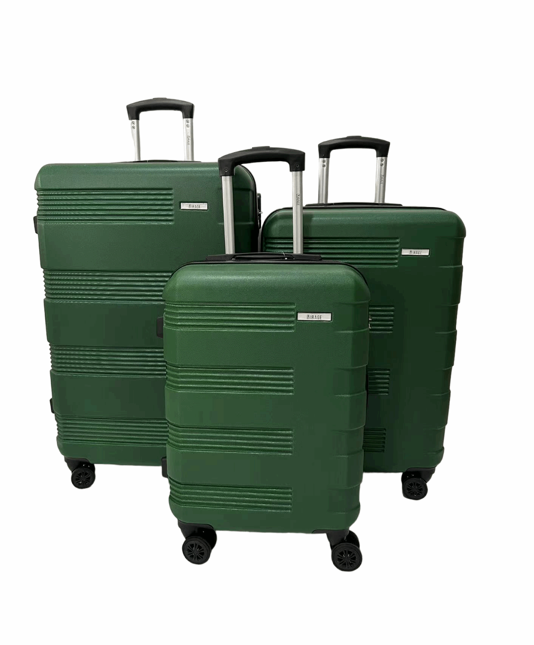 Mirage Polli Hard Shell Lightweight 3 Piece Luggage Set - Stiles Supply Co.