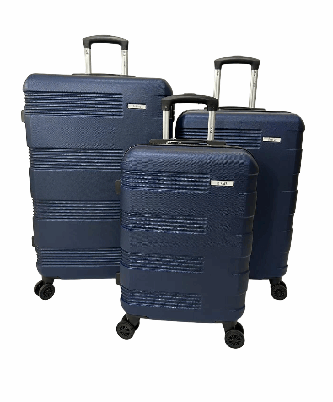 Mirage Polli Hard Shell Lightweight 3 Piece Luggage Set - Stiles Supply Co.