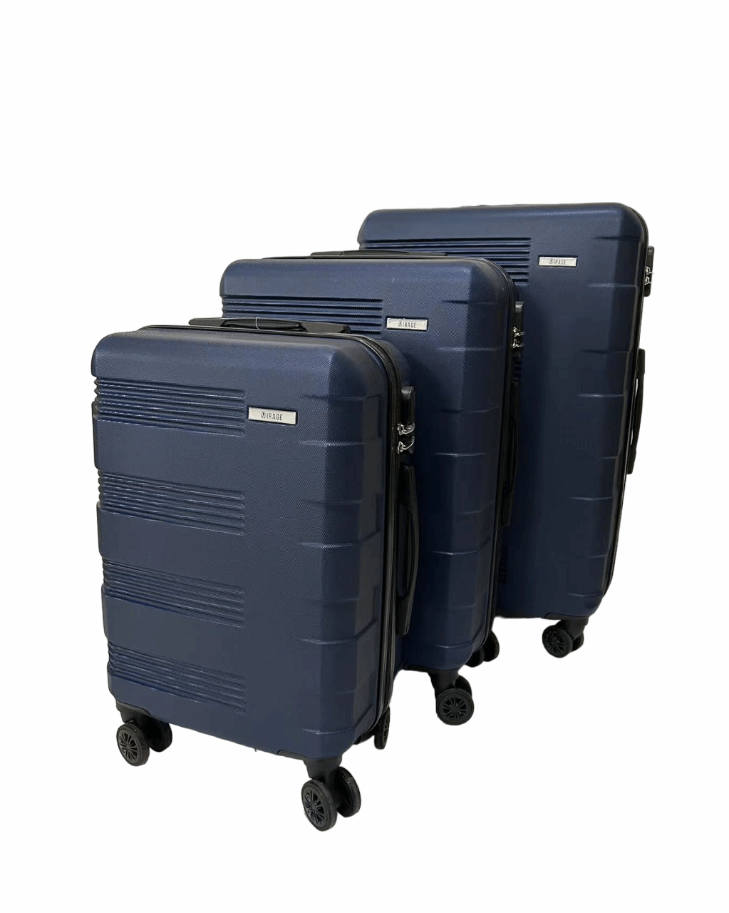 Mirage Polli Hard Shell Lightweight 3 Piece Luggage Set - Stiles Supply Co.