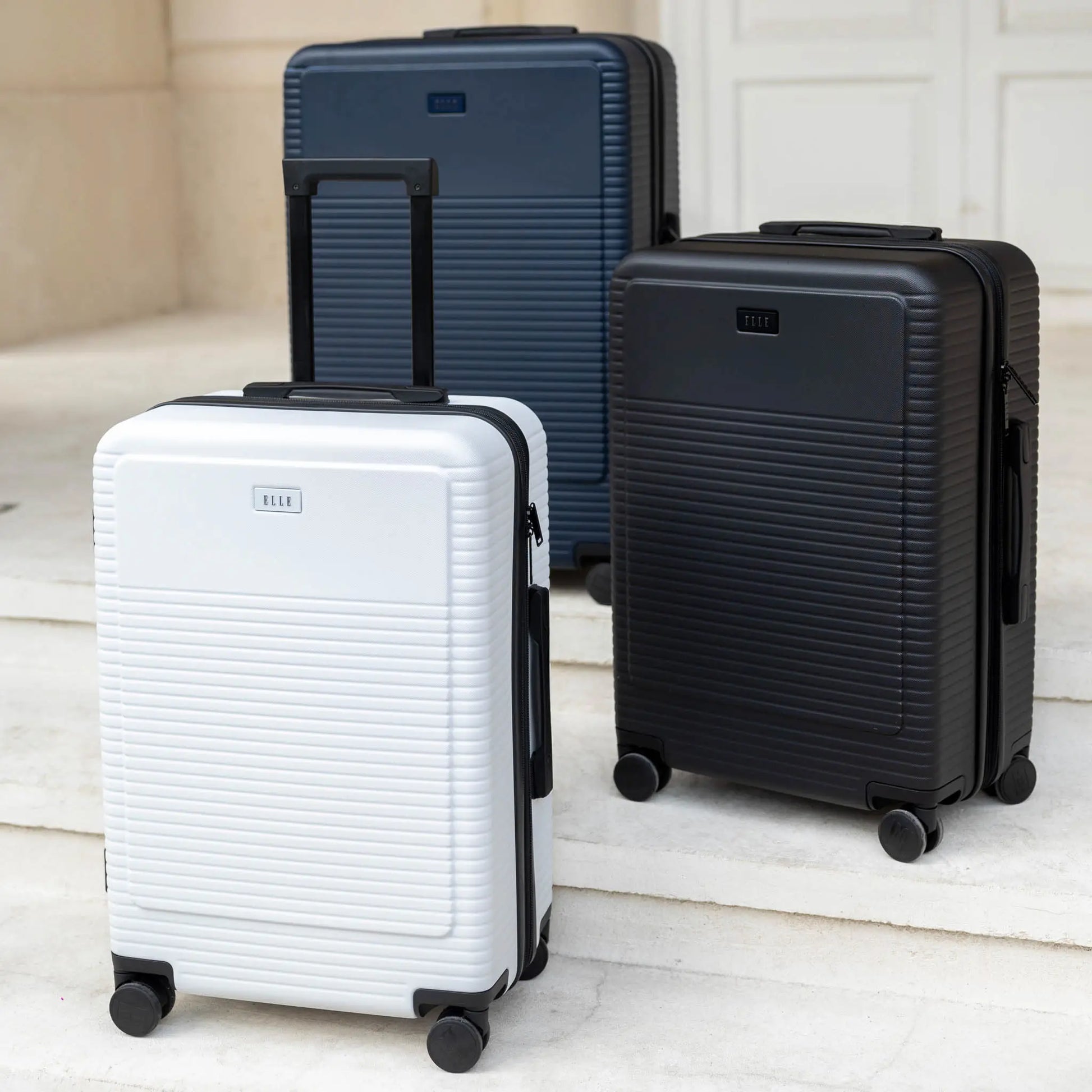 ELLE Passage Sleek Luggage Set - Stiles Supply Co.