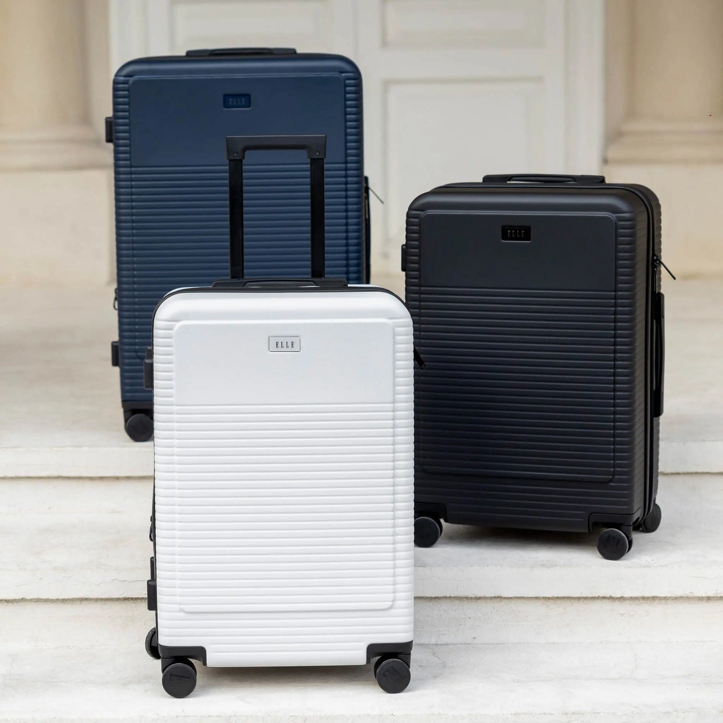 ELLE Passage Sleek Luggage Set - Stiles Supply Co.