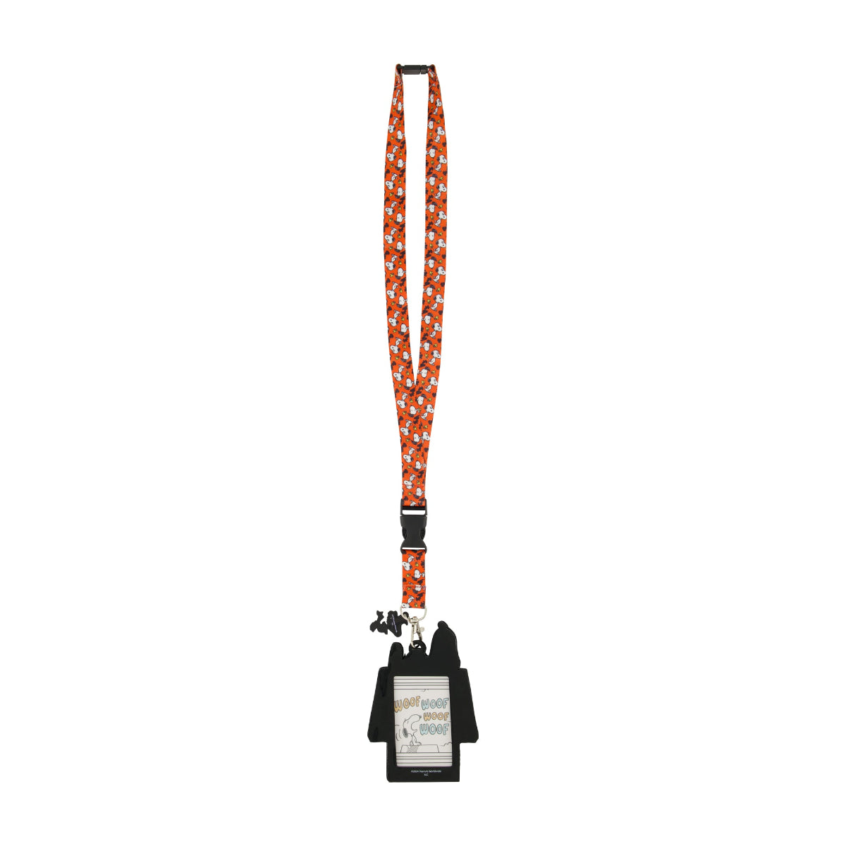 Peanuts Snoopy & Woodstock Doghouse Orange ID Lanyard - Stiles Supply Co.