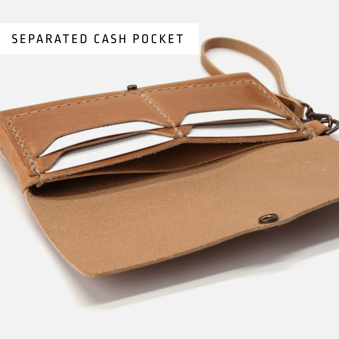 Range Leather Helena Clutch
