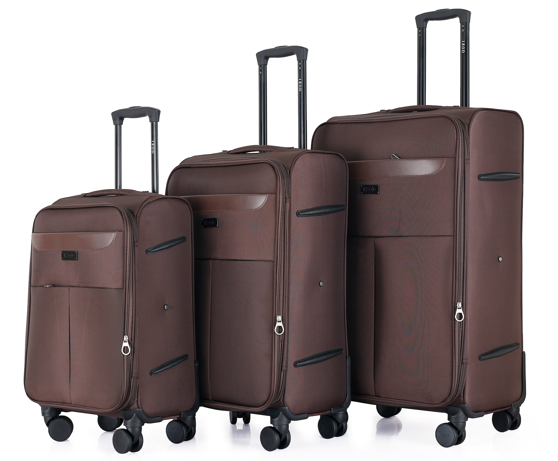 Mirage IZOD Noah Soft Shell 3 Piece Luggage Set - Stiles Supply Co.