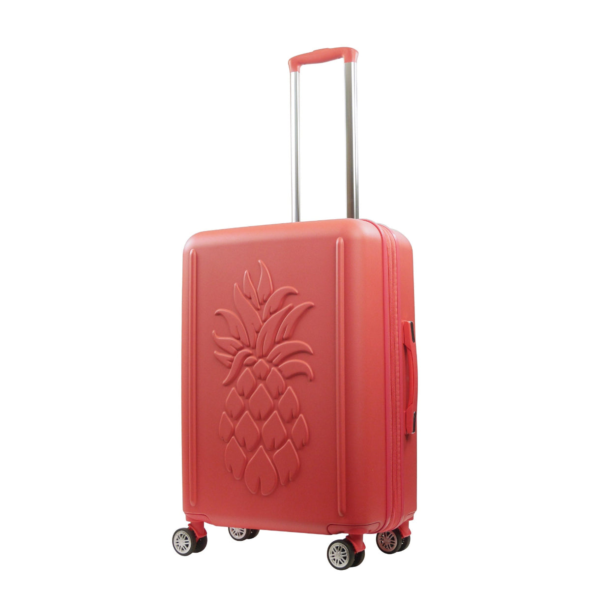 Tommy Bahama 26.5" Coral Hard-Sided 3D Pineapple Luggage with Drawstring Bag - Stiles Supply Co.