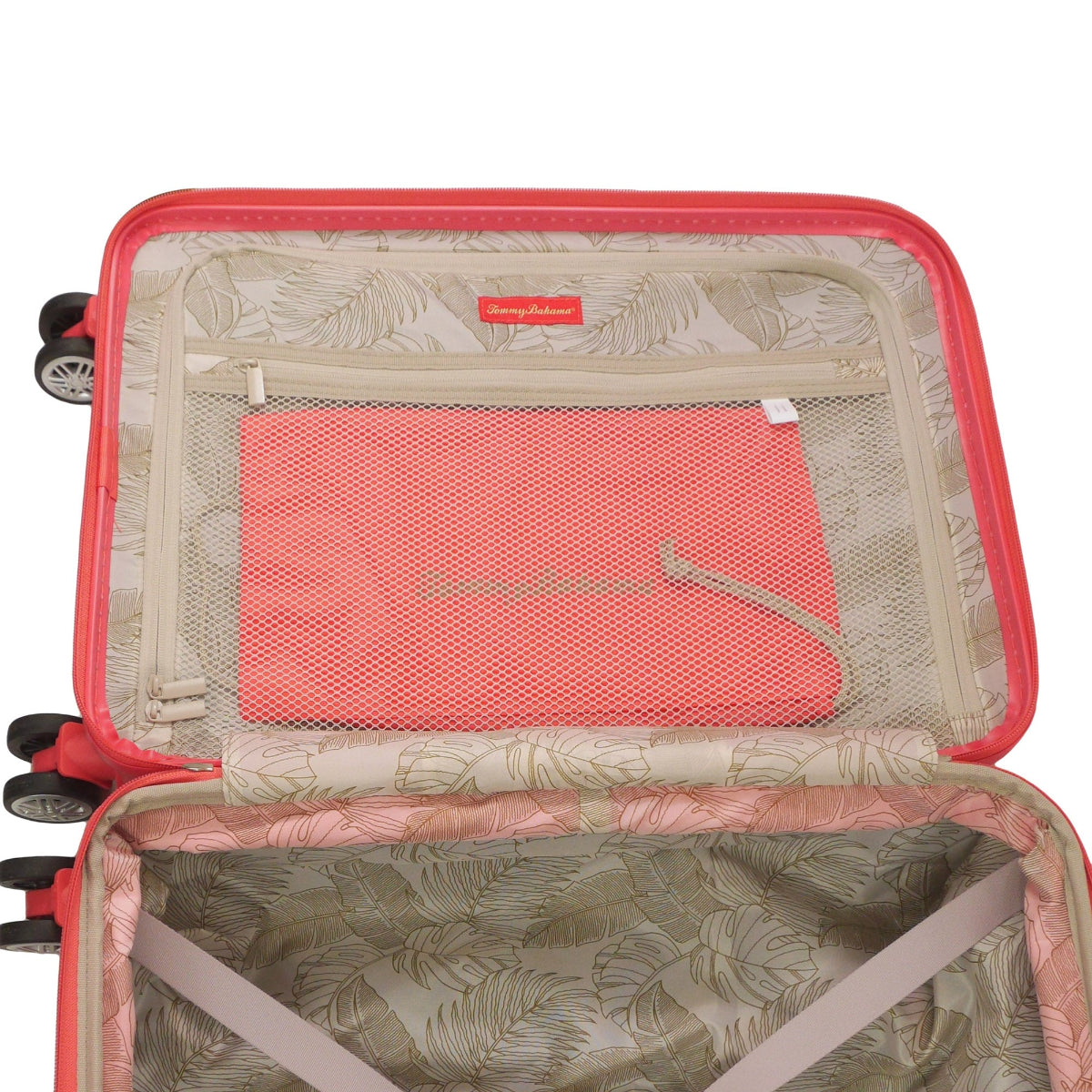 Tommy Bahama 26.5" Coral Hard-Sided 3D Pineapple Luggage with Drawstring Bag - Stiles Supply Co.