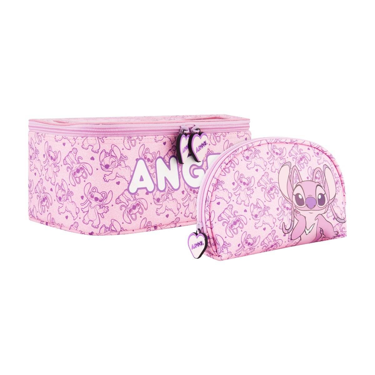 Disney Lilo & Stitch Angel 2-Piece Travel Cosmetic Case Set - Stiles Supply Co.