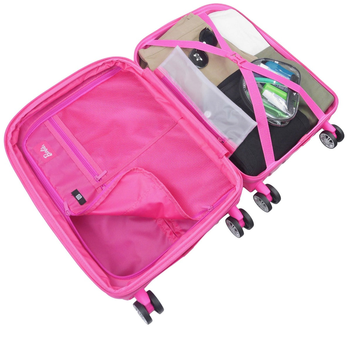 Ful Barbie™ 3D Quilted Texture 22.5" Carry-on Luggage - Stiles Supply Co.