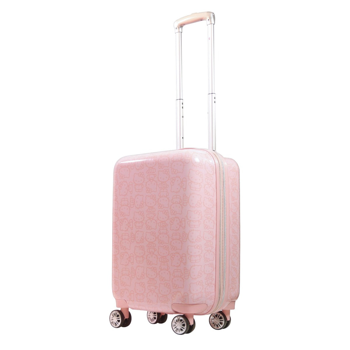 Ful Hello Kitty Pose All Over 22" Hard-Sided Luggage Pink - Stiles Supply Co.