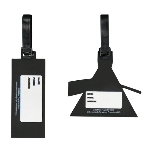 Pink Floyd Prism Logo 2-Piece Black Luggage Tag Set - Stiles Supply Co.