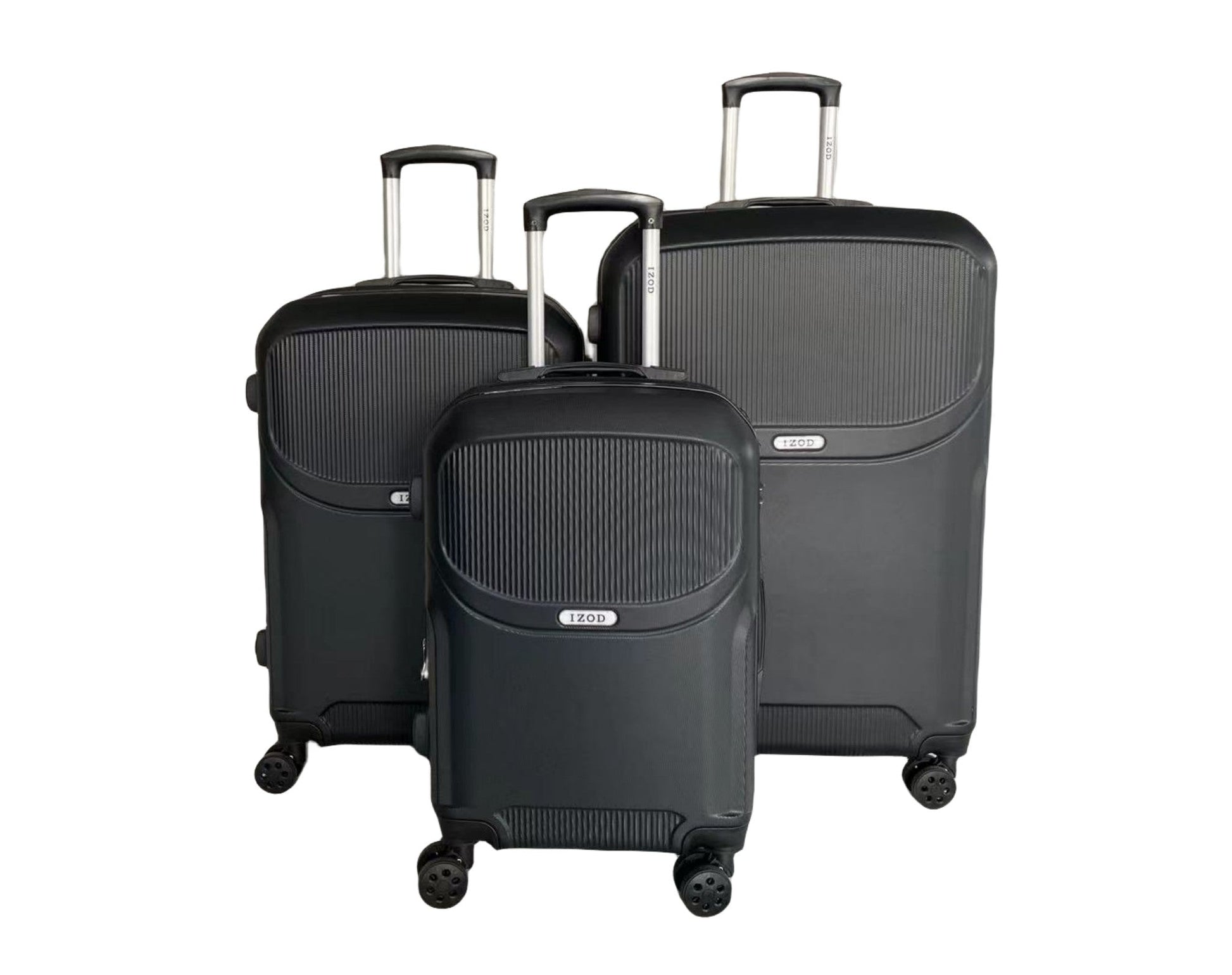 IZOD Regina Expandable Hard shell Lightweight 3 Piece Luggage Set - Stiles Supply Co.