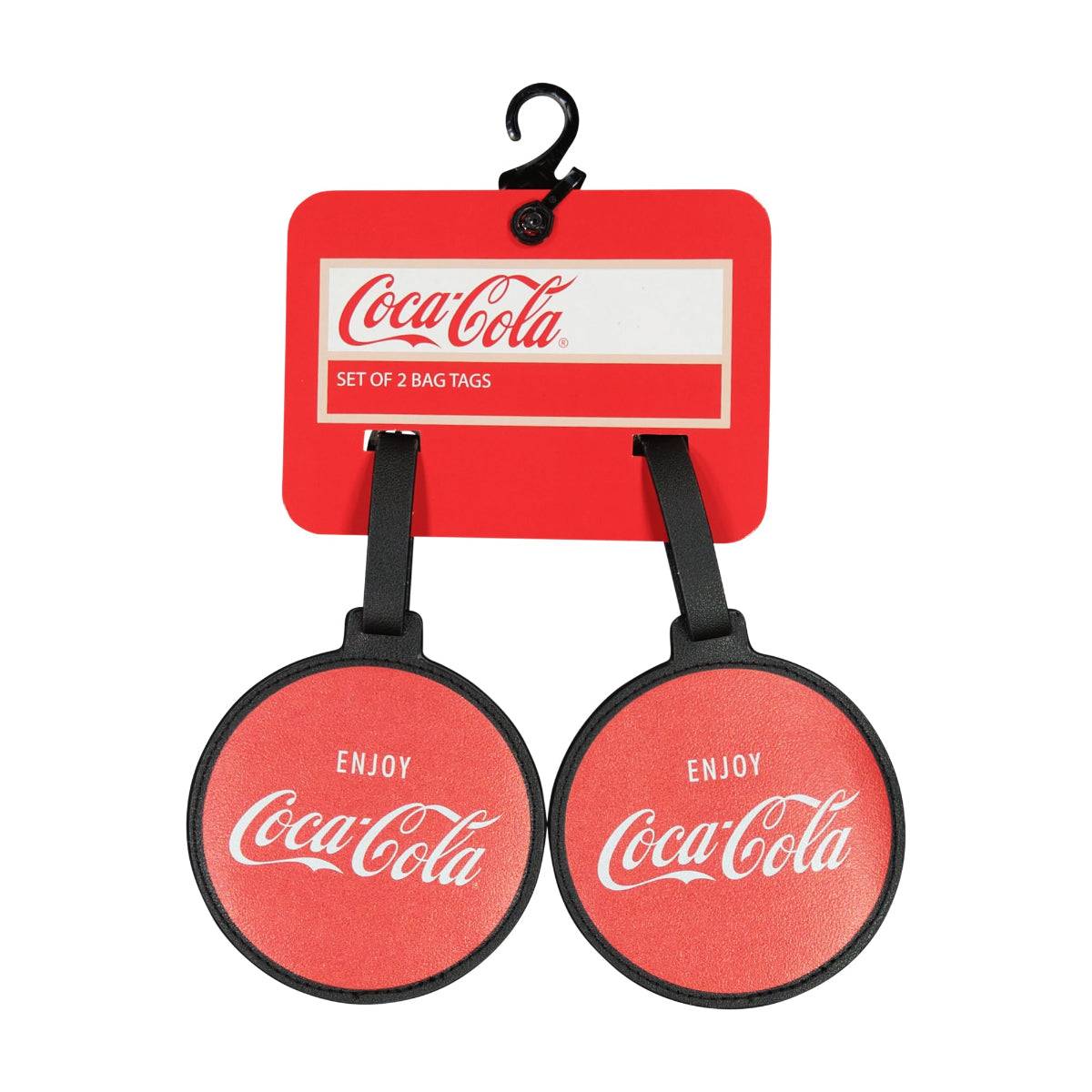 Coca-Cola Circle Luggage Tag 2-Piece Set - Stiles Supply Co.