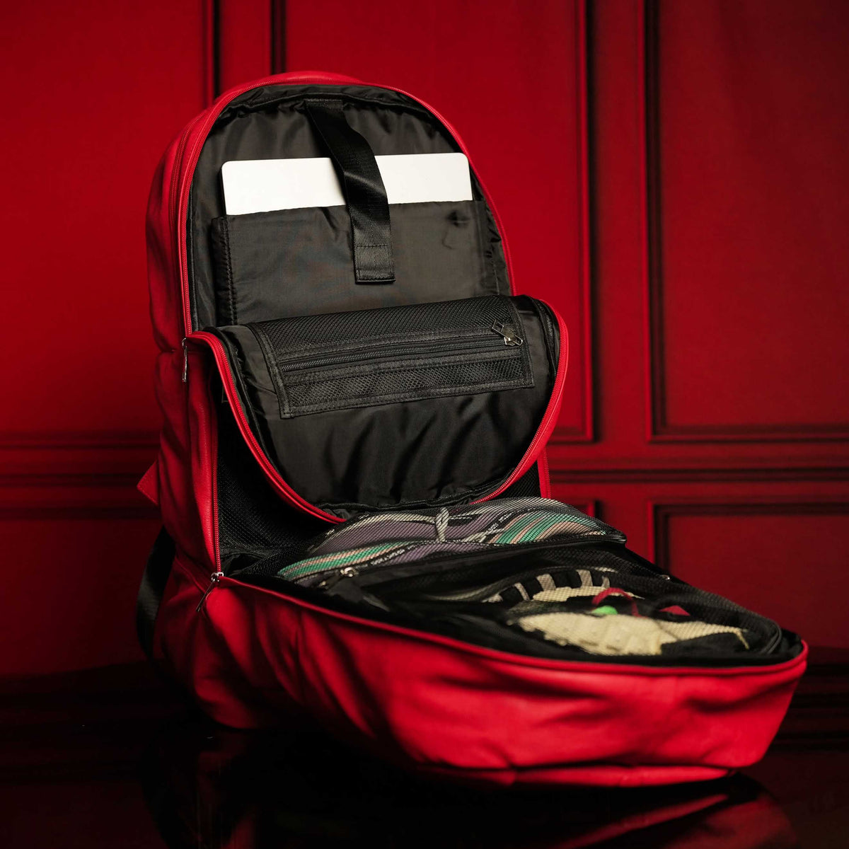 Sole Premise Red Leather Patented Shoe Bag (XL Design)