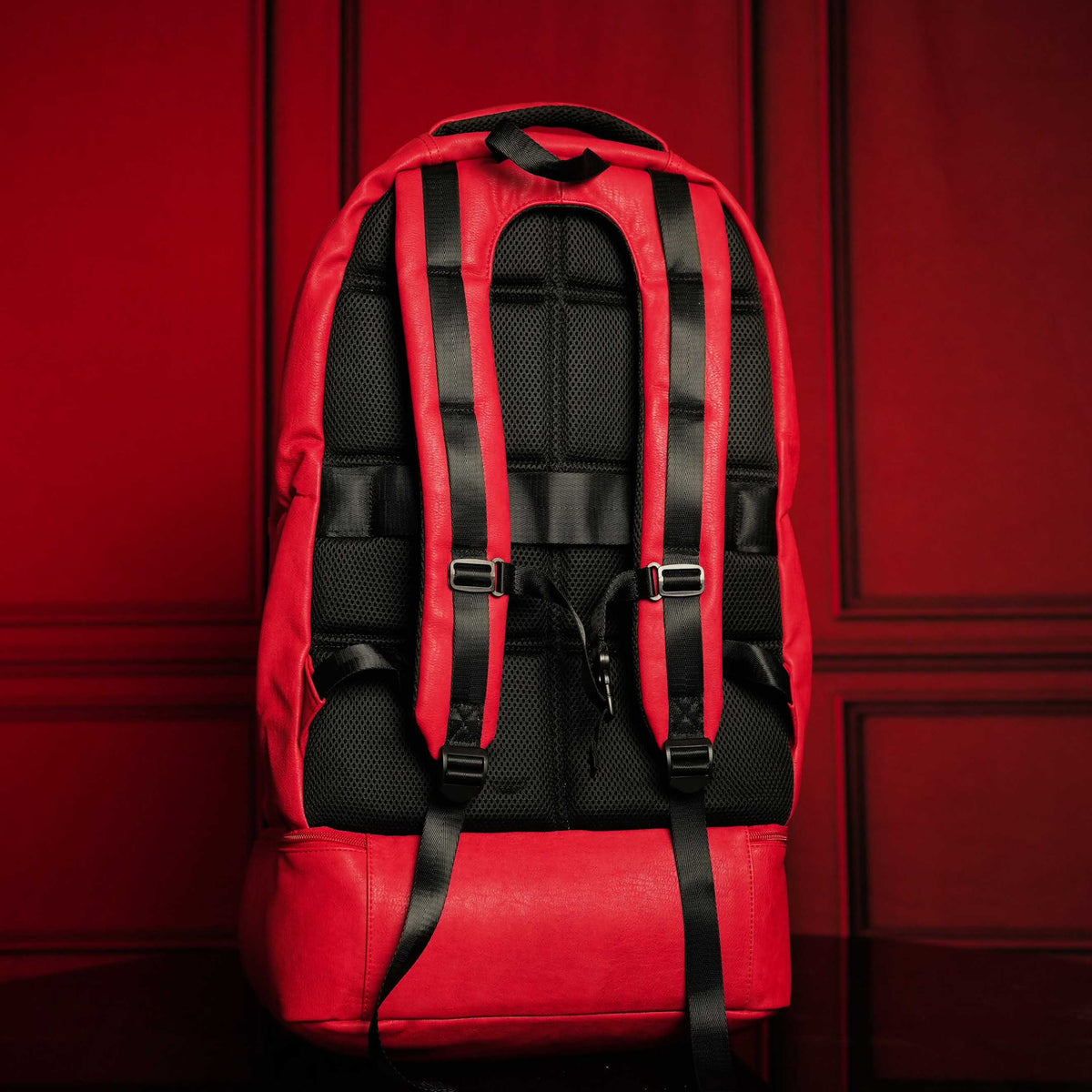 Sole Premise Red Leather Patented Shoe Bag (XL Design)