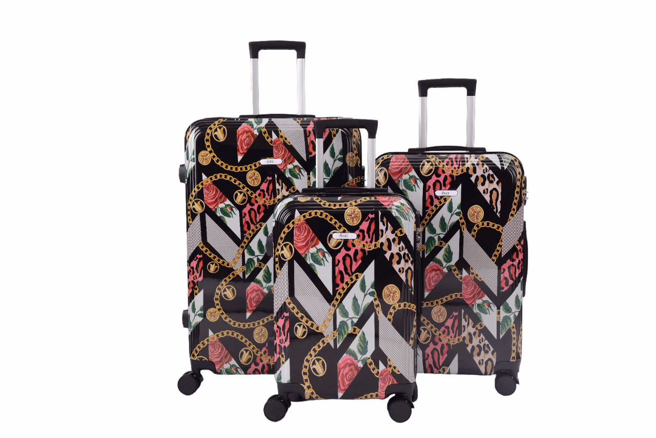 Mirage Xena ABS Hard shell Lightweight 3 Piece Luggage Set - Stiles Supply Co.