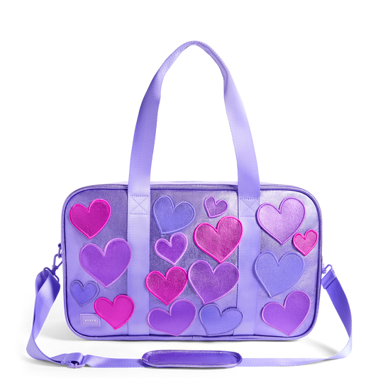STATE Bags Purple Hearts Rockaway Duffle