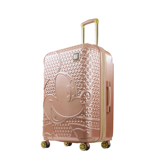 Mickey Mouse Rolling Luggage FŪL Disney Suitcase 30" Rose Gold - Stiles Supply Co.