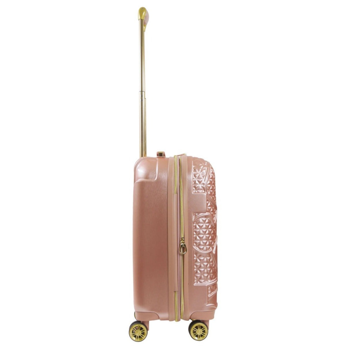 Mickey Mouse Rolling Luggage FŪL Disney Luggage 22.5" Rose Gold - Stiles Supply Co.