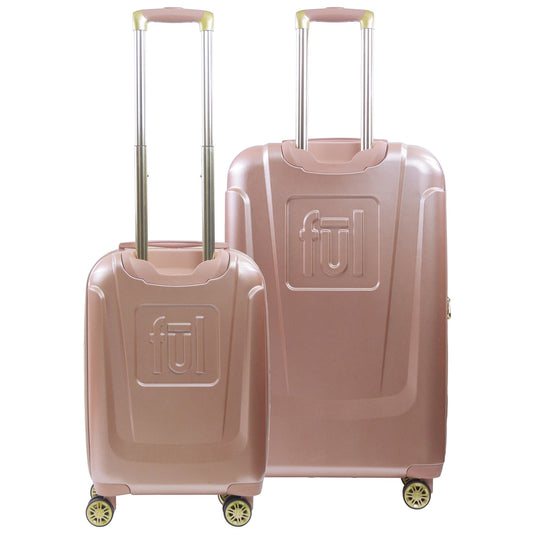 Disney Minnie Mouse Rolling Luggage 2 Piece Set Rose Gold
