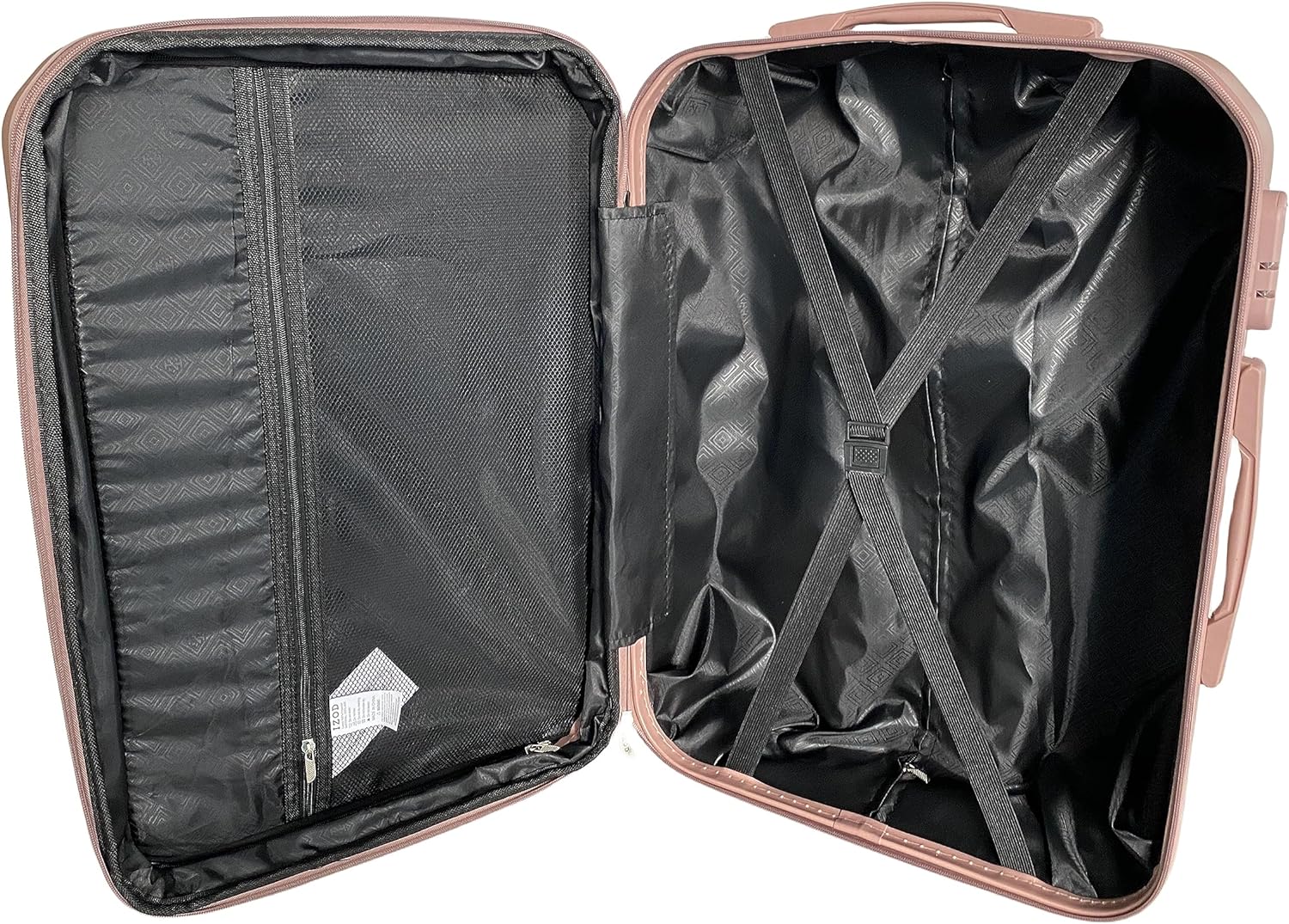 IZOD Regina Expandable Hard shell Lightweight 3 Piece Luggage Set - Stiles Supply Co.