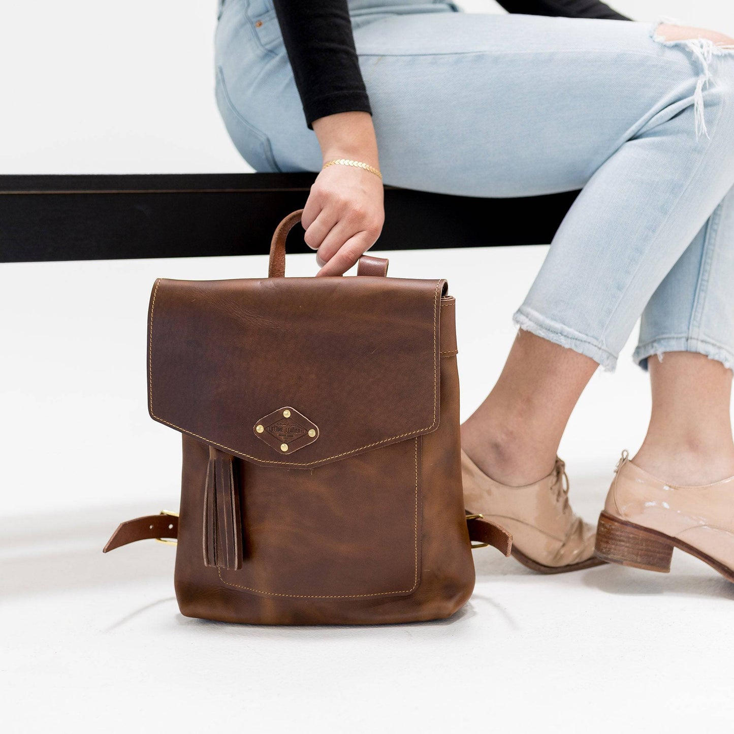 Lifetime Leather Co. Leather Rucksack - Stiles Supply Co.
