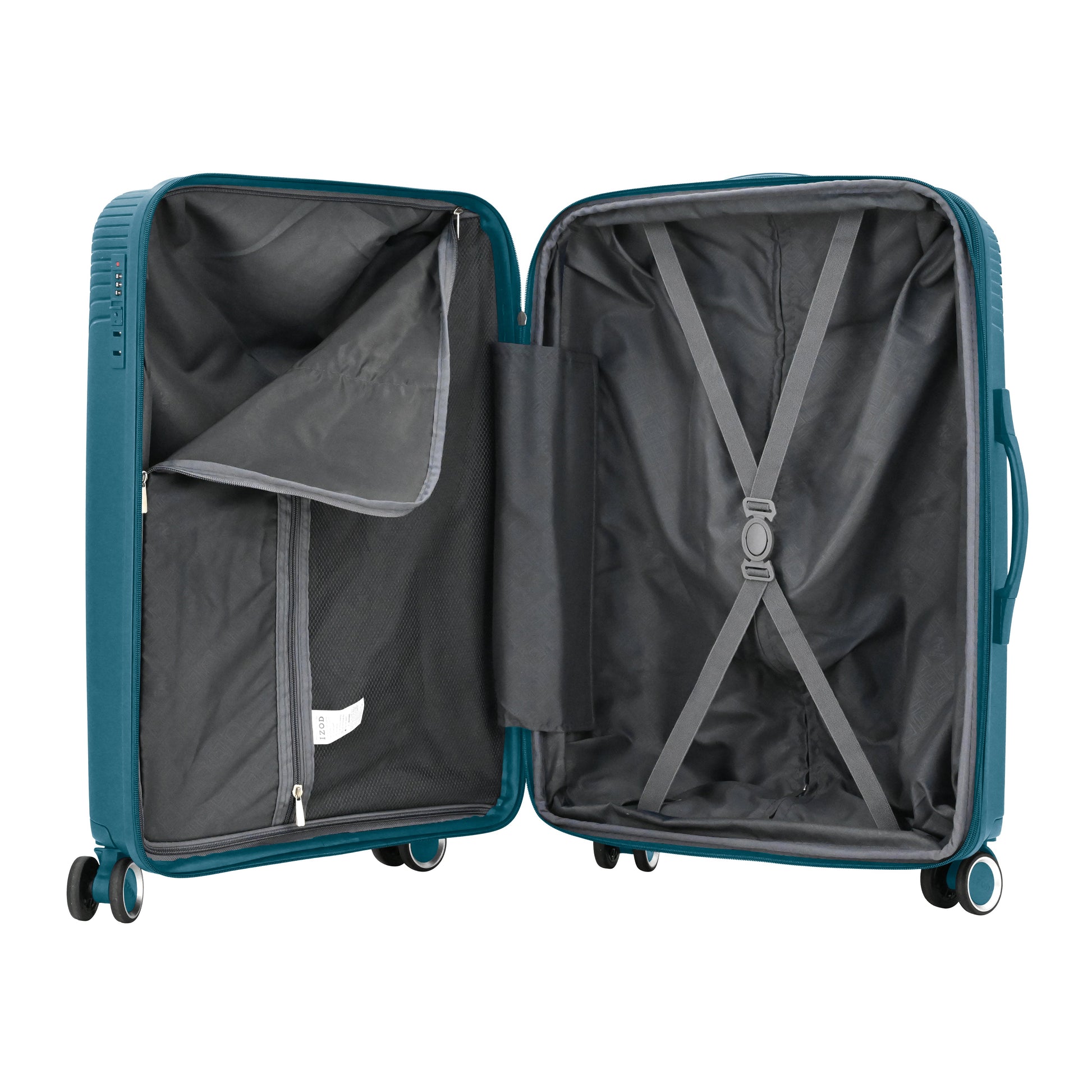 IZOD Sabina Premium Lightweight Hard Shell 3 Piece Luggage Set - Stiles Supply Co.