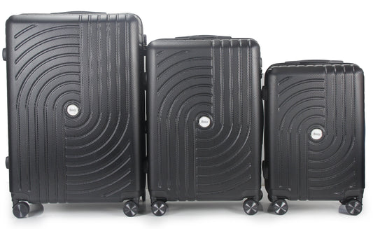 Mirage Sally Hard Shell Lightweight 3 Piece Luggage Set - Stiles Supply Co.