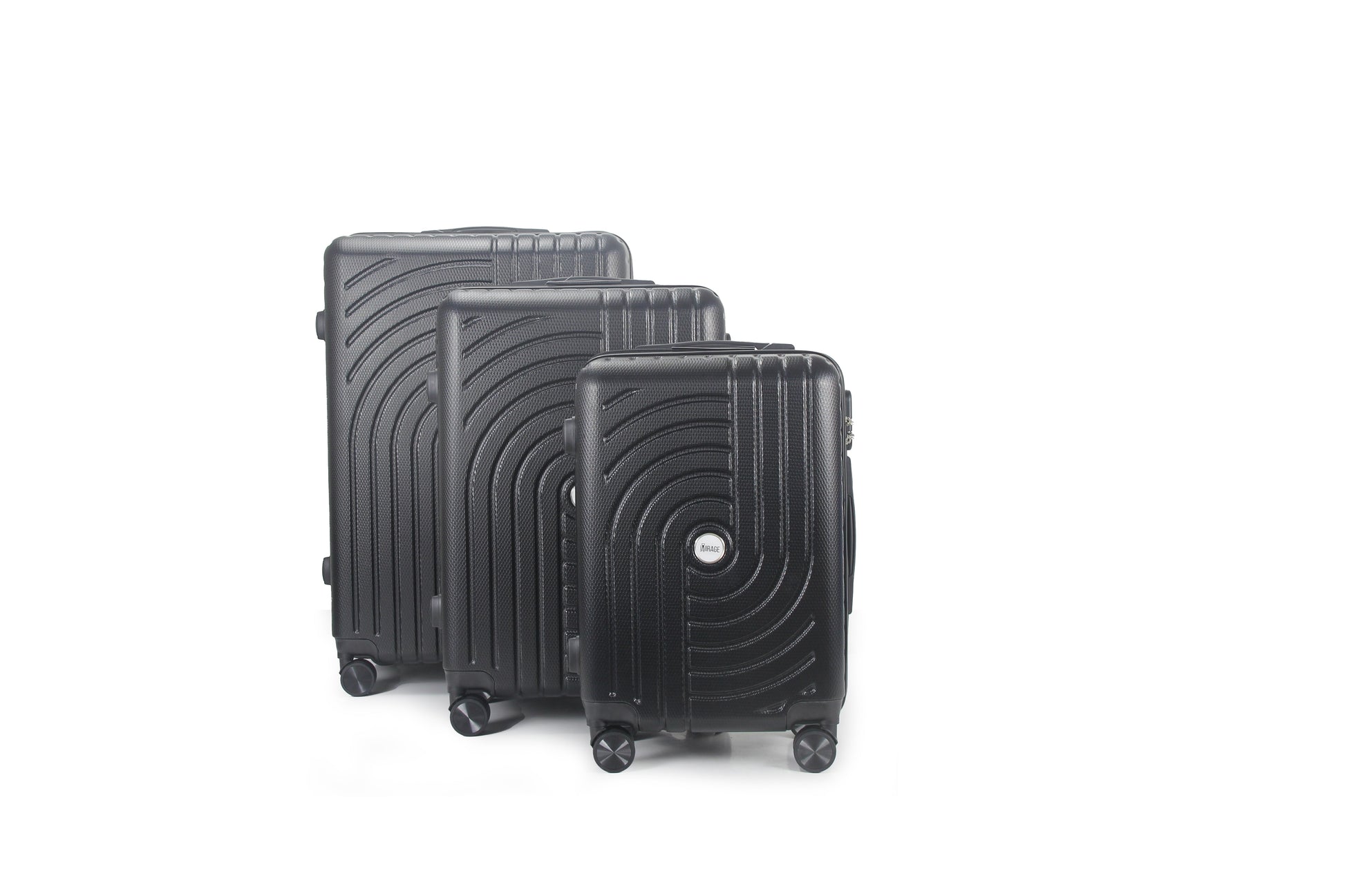 Mirage Sally Hard Shell Lightweight 3 Piece Luggage Set - Stiles Supply Co.