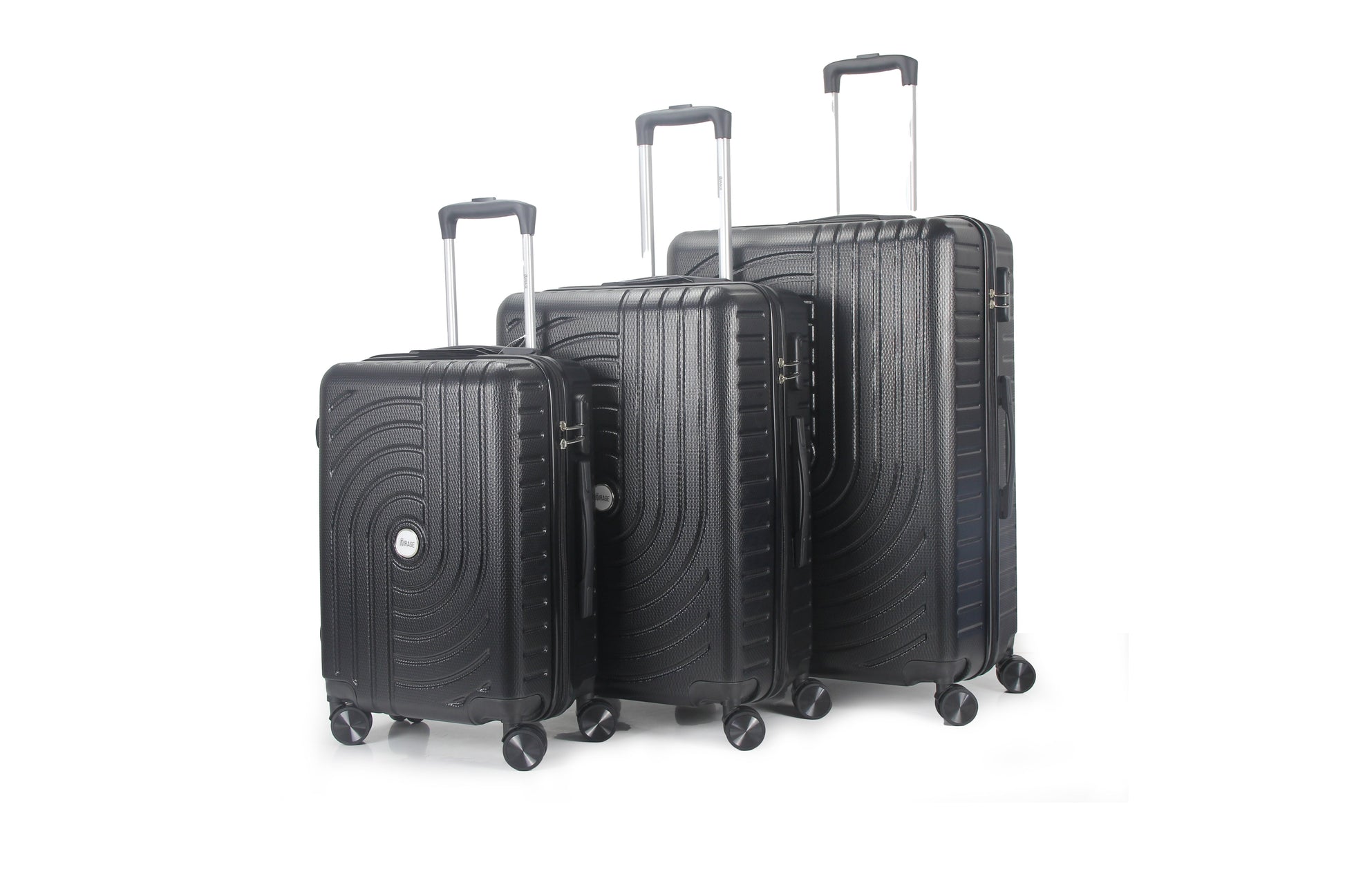 Mirage Sally Hard Shell Lightweight 3 Piece Luggage Set - Stiles Supply Co.
