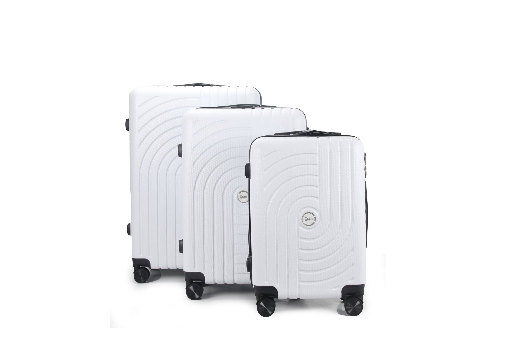 Mirage Sally Hard Shell Lightweight 3 Piece Luggage Set - Stiles Supply Co.