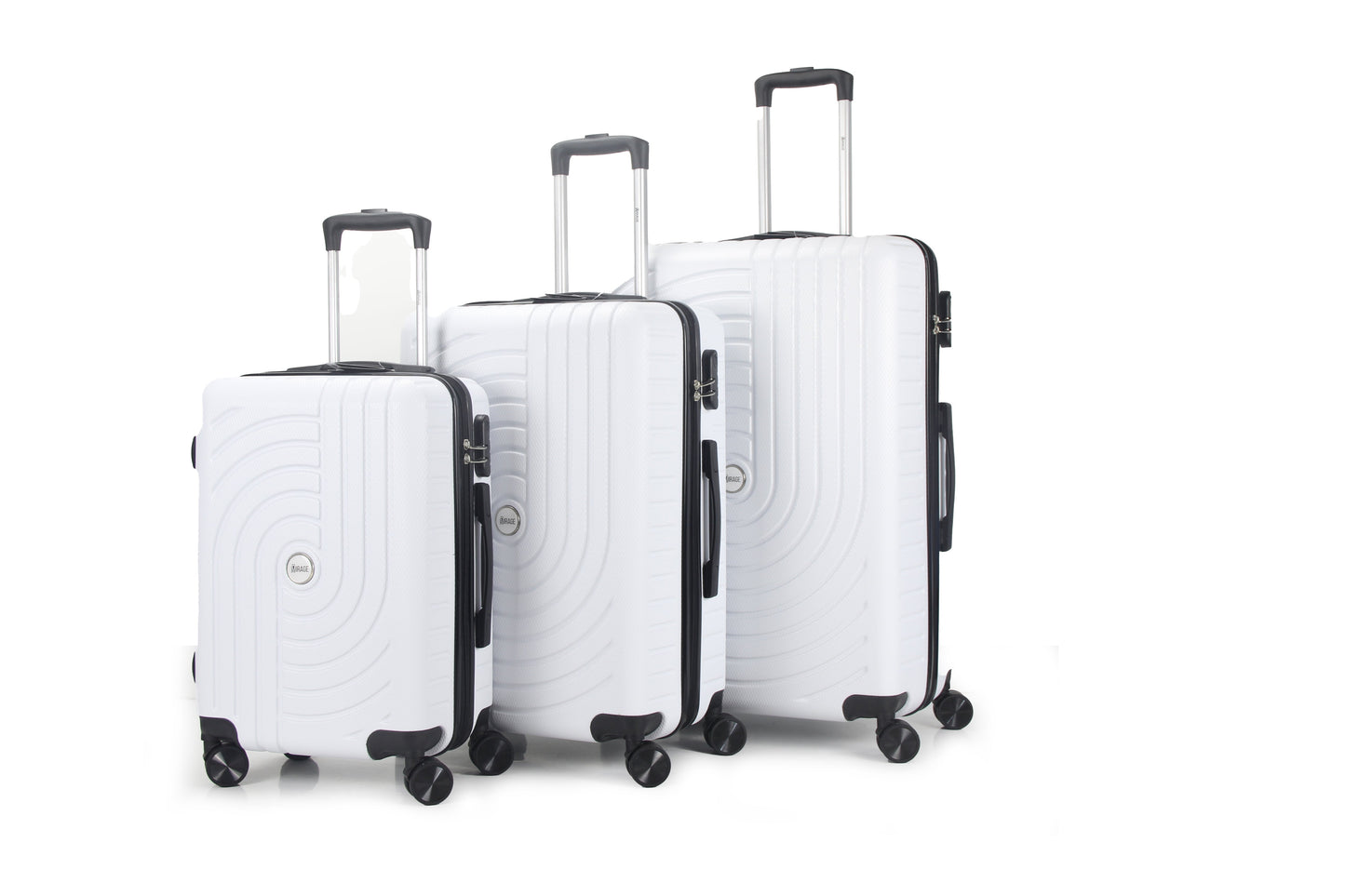 Mirage Sally Hard Shell Lightweight 3 Piece Luggage Set - Stiles Supply Co.