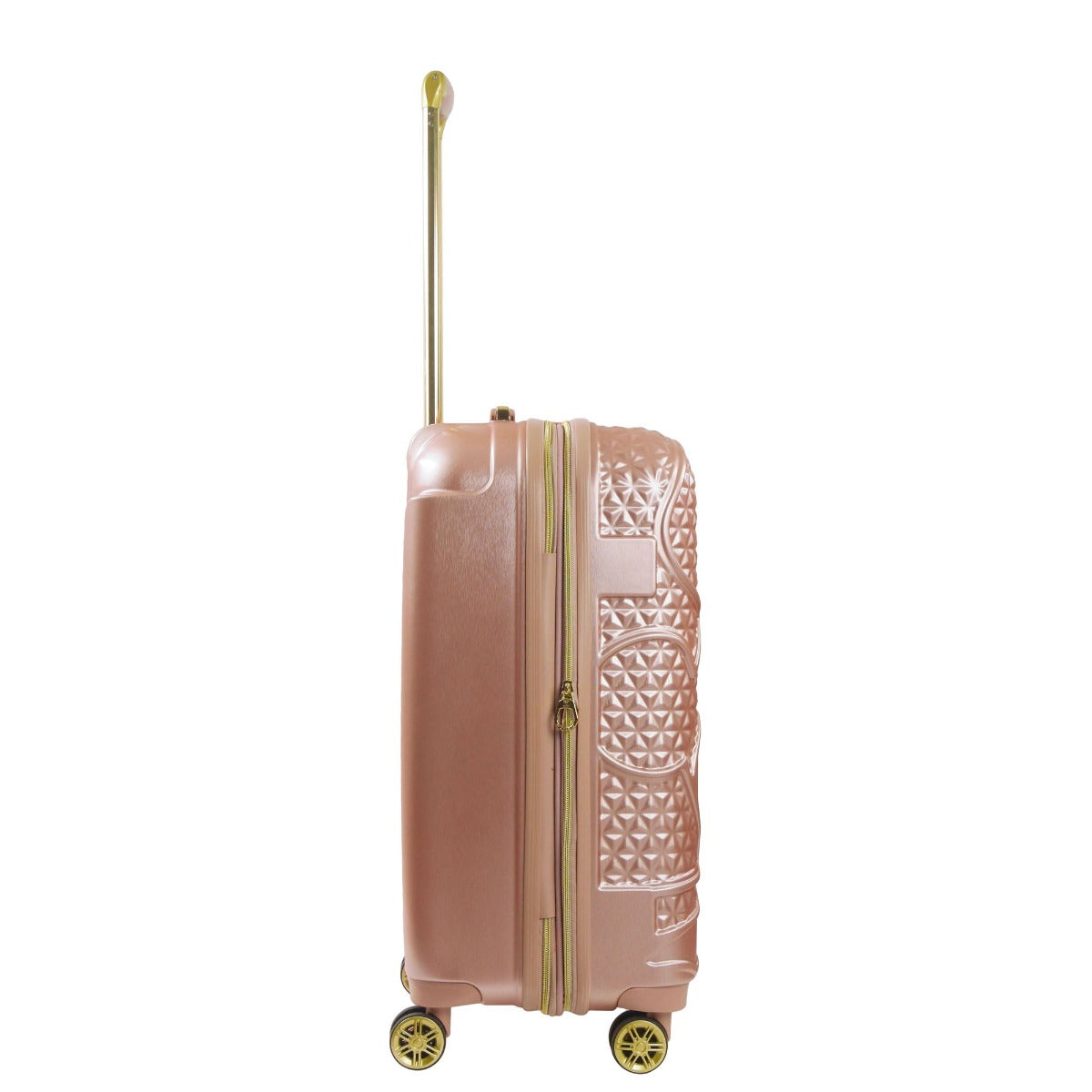 Mickey Mouse Rolling Luggage FŪL Disney Luggage 26" Rose Gold - Stiles Supply Co.