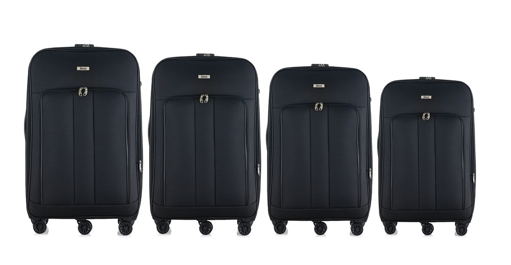 Mirage Sean Softside Lightweight 4-Piece Luggage Set - Stiles Supply Co.